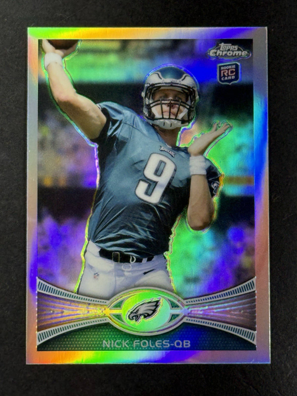 Nick Foles 2012 Topps Chrome RC Refractor 153 Philadelphia Eagles Rookie Colts A