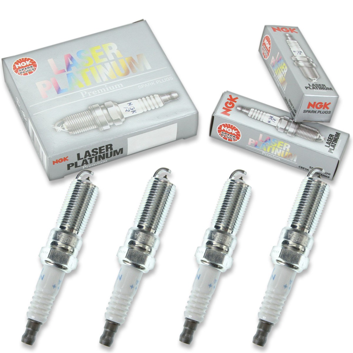 4 pcs NGK Laser Platinum Spark Plugs for 2001-2011 Mazda Tribute 2.5L L4 ty