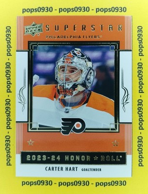 Carter Hart, Philadelphia Flyers, 2023, Upper Deck Series I, Honor Roll, #HR-31