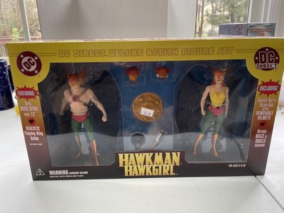 DC Direct Deluxe Action Figure Set: Hawkman And Hawkgirl : new in box