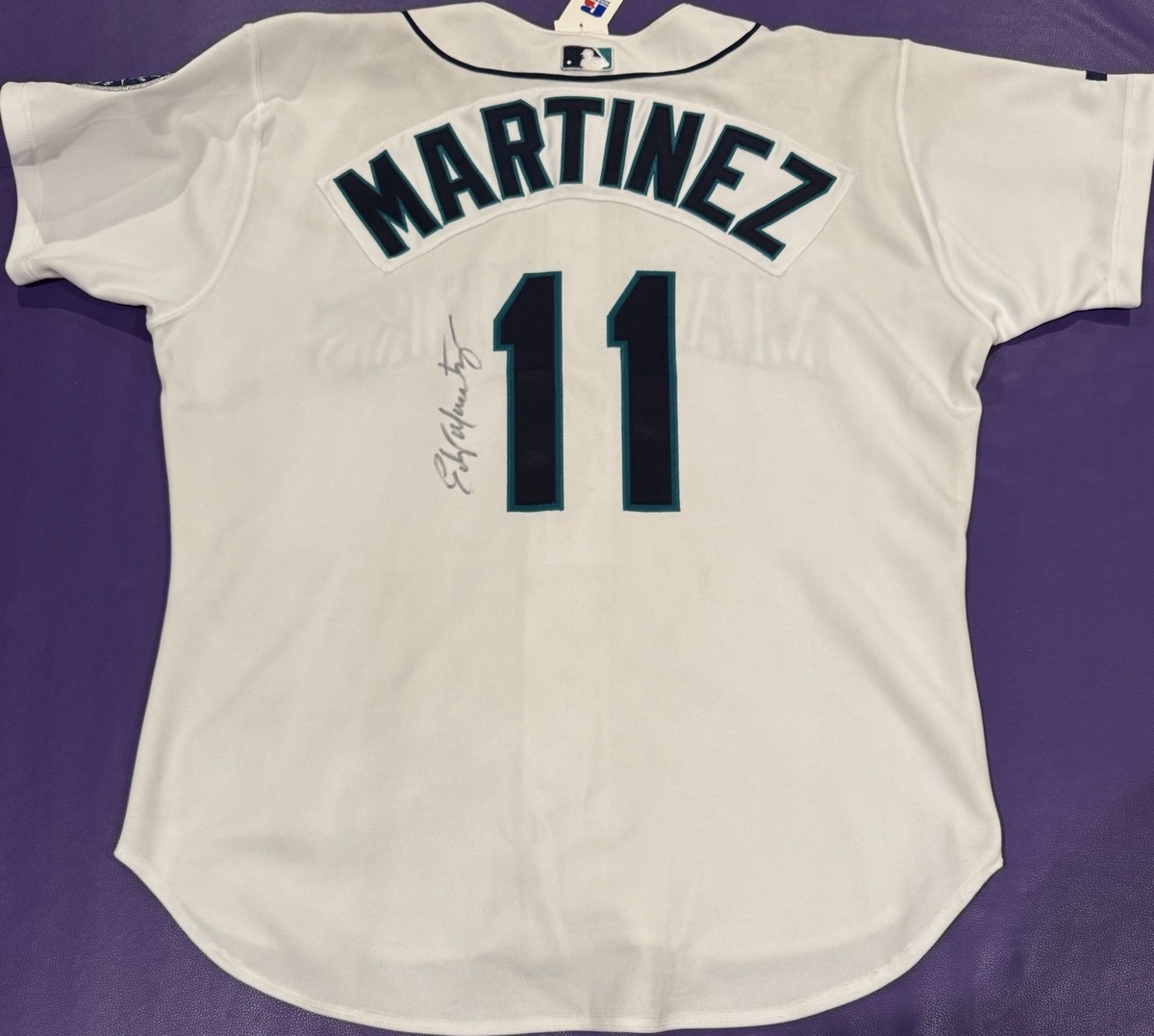 Authentic Signed Edgar Martinez #11 Seattle Mariners Russell
