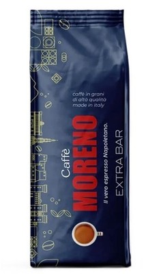 Moreno Extra Bar typisch napoletanisch 1 Kg ganze Bohne mild-herber Geschmack du