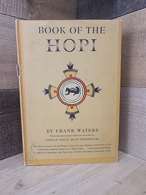 Book of the Hopi, Waters, Frank,  1964 2nd print hardcover with dust jacket 