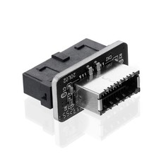 USB Front Panel Adapter Vertical USB 3.1 -Key-A to USB-3.0 20Pin Header Conve...