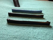 3 Vintage Goody Barrettes 3 Stay Tight Black Blue