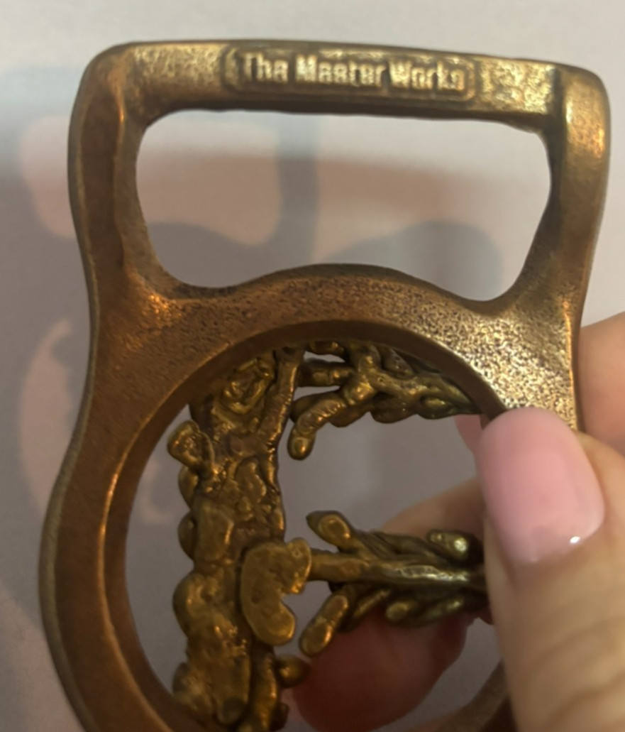 Solid Brass Abstract Trees The Master Works Vinta… - image 3