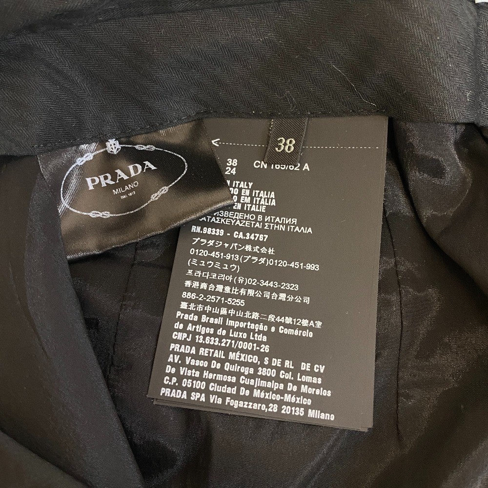 PRADA solid pants wool Pants black wool Women - image 5