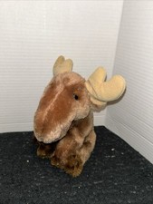 Vtg Dakin 1979 Rare "Arctic Circle" Sleepy Moose Plush Made in Korea 9" Adorable