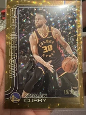 Stephen Curry 2025-2026 Topps Super Box Costco Exclusive Gold CrackleBoard /50