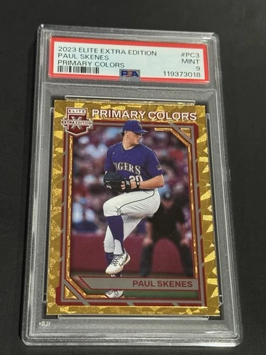 2023 Panini Elite Extra Edition - Primary Colors Paul Skenes #PC-3 - PSA 9