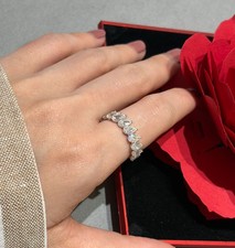 14K Weißgold Lab Grown Diamant Birnenförmig...