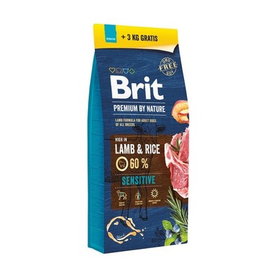 8595602575718 BRIT Premium by Nature Sensitive Lamb and rice - trockenfutter für