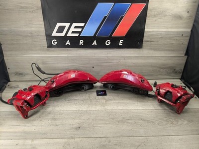18-24 OEM AUDI A4 A5 S4 Q5 SQ5 Front Rear Red Sport Line Brake Caliper SET