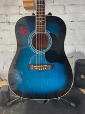 Richwood Dreadnought Acoustic Guitar Blue