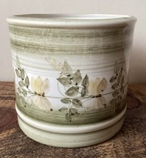 Vintage Jersey Keramik Vase / Pflanztopf handbemalt 10 cm hoch 1970 K