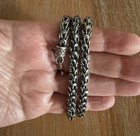 GORGEOUS Dragon Scale 100% 925 Silver Men’s Chain - 7mm X 21” Long - 91 grams — photo 9