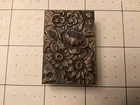 S Kirk & Son Inc. Sterling Silver Repousse Match Box Holder Stamped Vintage 21g