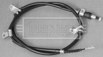 Borg & Beck BKB3105 Rear Left Handbrake Cable Fits Hyundai I30 597602L300