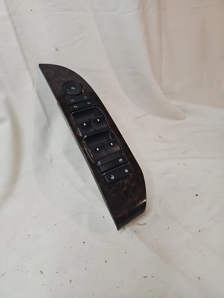 07-14 Suburban Yukon Avalanche Escalade Master Interruptor de ventana eléctrica grano de madera OEM Foto 3 de 4