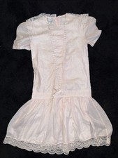 Vintage 80s Gunne Sax Jessica McClintock Girls 12 Drop Waist Dress