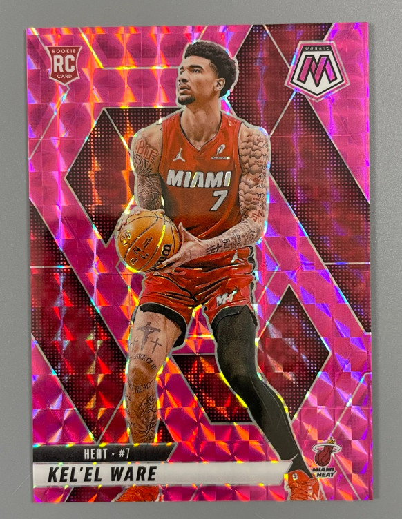 Kel'el Ware 2024-25 Panini Mosaic 036/175 Pink RC Heat #232
