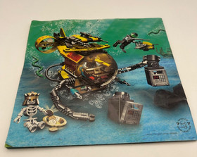 LEGO Instruction Manual Lot 5 Pirates 6242 Agents 8636 Aqua Raiders 7776
