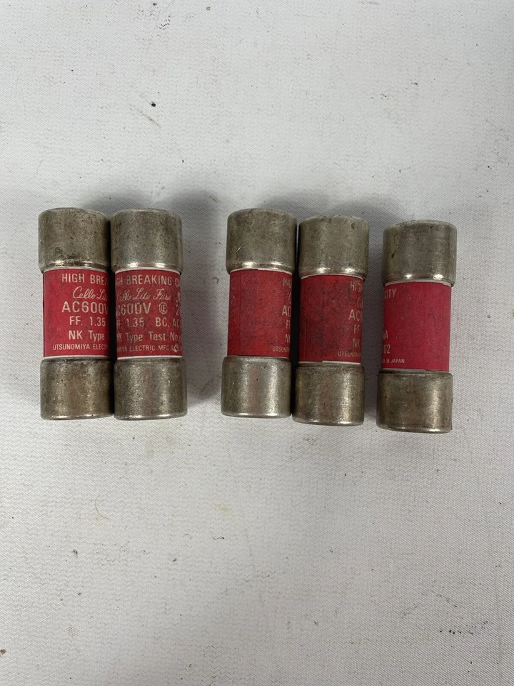 LOT OF 5 CELLO - LITE HIGH BREAKING CAPACITY FUSE, JG1, 20A, 600V, JG1-20A - Image 3 of 4