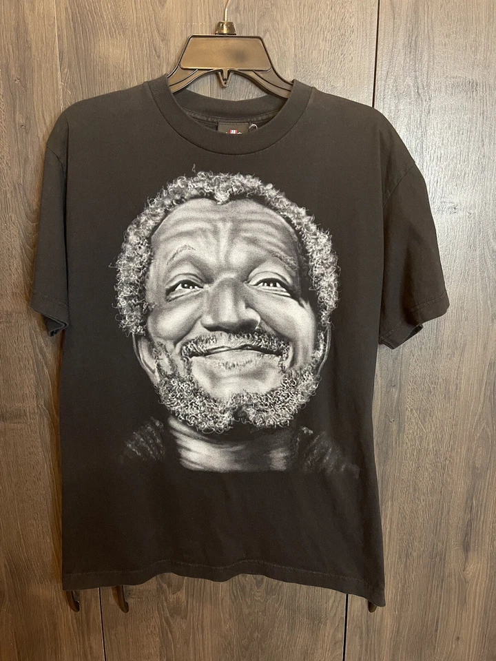 Sanford & Son Redd Foxx Funny TV Show Fred Sanford Men's T Shirt Adult M Black - image 2 of 4