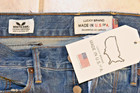 Lucky Brand 121 Heritage MADE IN USA Men’s Slim Leg Cone Denim Jeans 33x32 NEW — photo 5