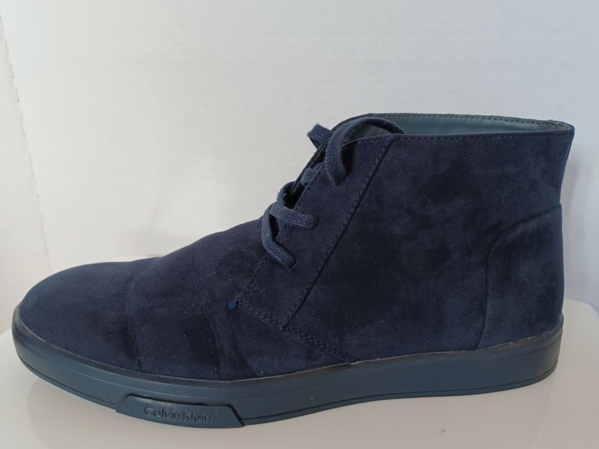 Calvin Klein Navy Blue Chukka Boots Calvin Klein Men main image 2