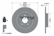 Disque de frein Peugeot 4008