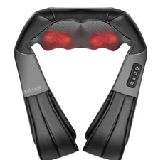 Nekteck Neck and Back Massager with Soothing Heat, Nekteck Electric Deep Tissue.
