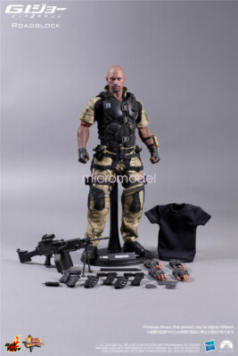 HOTTOYS Dwayne Johnson ROADBL OCK 1/6 Action Figure Collectible