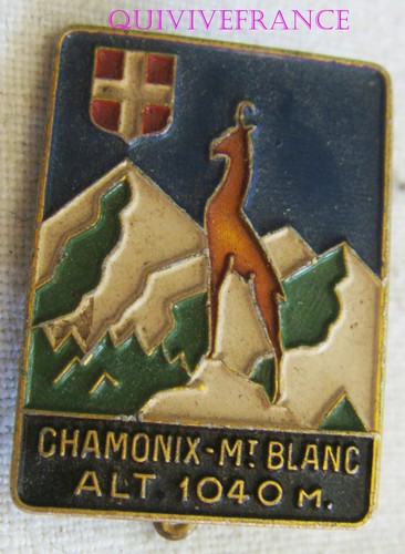 Ecusson collection aiguille du midi Chamonix - Mt - Blanc 3842 M