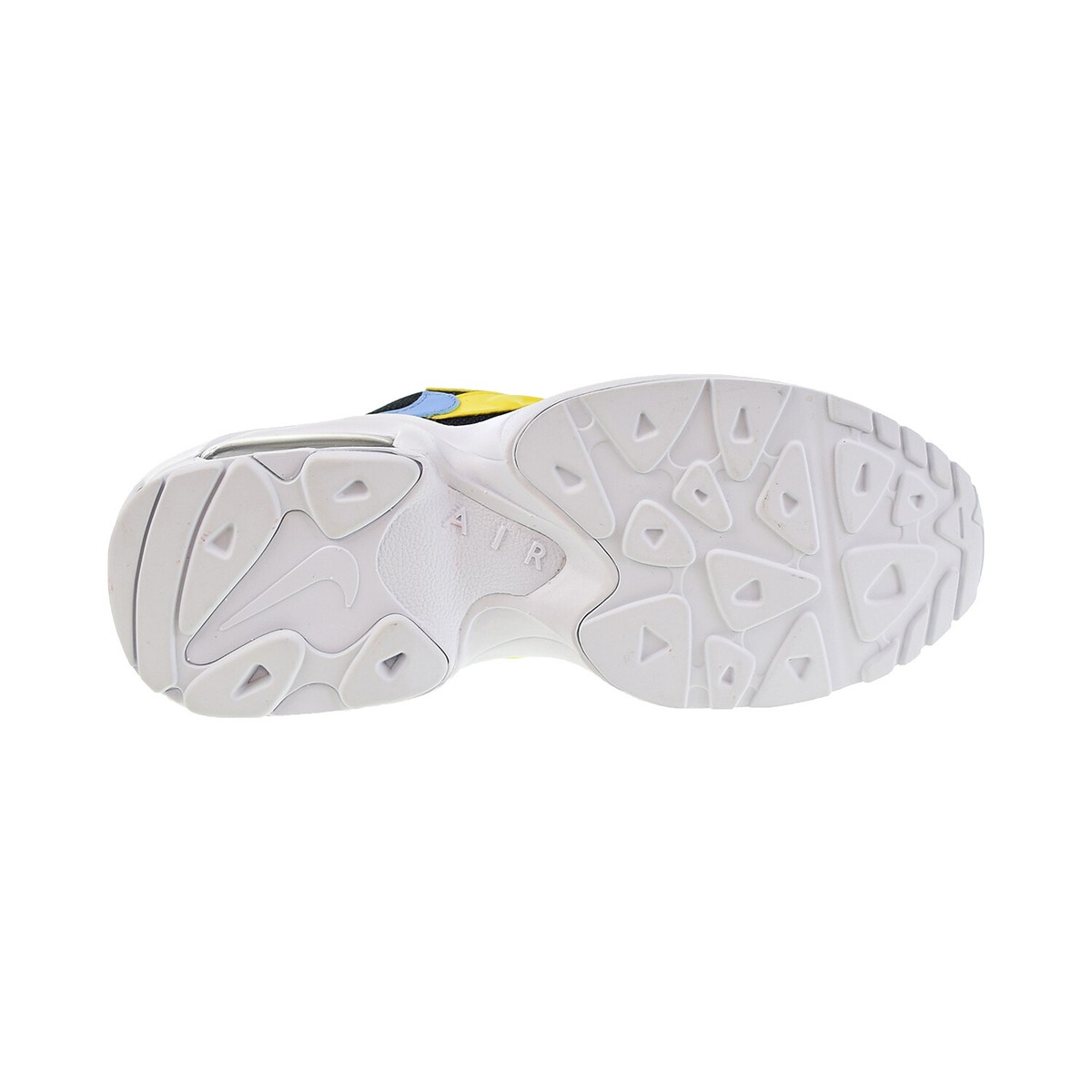 Nike Air Max2 Light Jaguars Women's Shoes Chrome Yellow-Light Blue