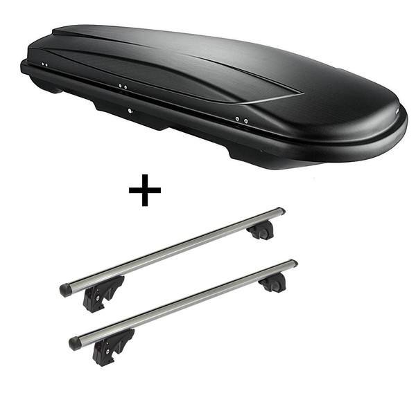 Dachbox Juxt600L+DachträGer LION2 FüR FüR Mercedes Vaneo W414 5TüR 02-05-image