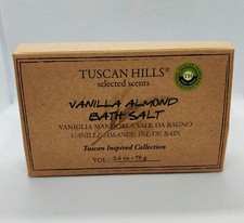 Tuscan Hills Vanilla Almond Bath Salt 2.6oz 75g