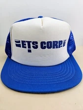Vintage ETS Corp Trucker Hat Snapback Dad Cap