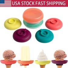Silicone Drip Free Popsicle Holders Mess Free Frozen Treats Holder for Summer
