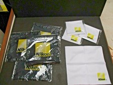 Nikon lens cleaning cloth white or black your choice micro fiber 6x6" size new