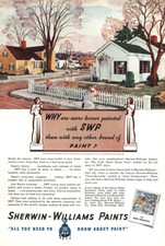 1937 Sherwin Williams Paints: More Homes Painted with SWP Vintage Print Ad