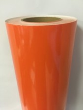 Orange Glossy Vinyl 12 " x 150 feet Plotter Cutter Liquidation best Deal