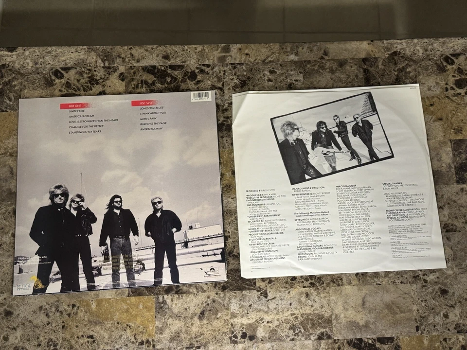 NEW FRONTIER MIKA LABEL HEARTLAND ROCK AOR HYPE STICKER VINYL LP NM - Image 3 of 3