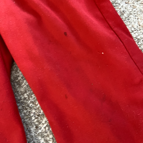 Vintage Walls Blizzard Pruf Lined Coveralls Size XL 37x27 Red Thrashed - Picture 3 of 16