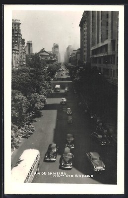 Rio de Janeiro, Avenida Rio Branco, Ansichtskarte 