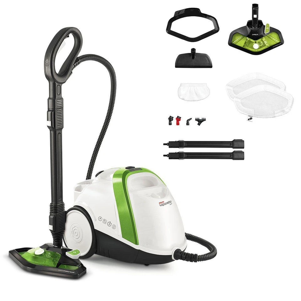 Polti Vaporetto Smart 110 Eco Pulitore a vapore cilindrico 1500 W bianco verde - Immagine 3 di 4