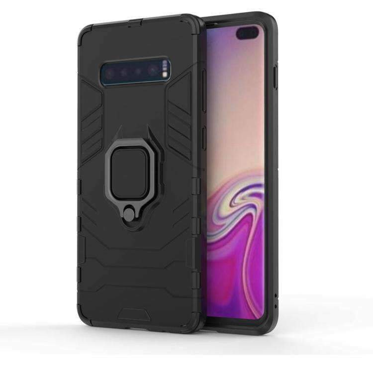 SAMSUNG GALAXY S10 PLUS ARMOR CASE WITH STAND RING MAGNETIC HOLDER 360 COVER