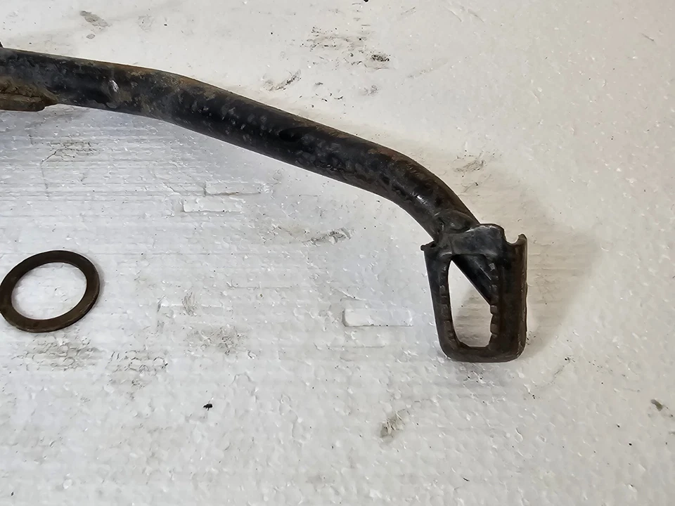 Pedal de freno trasero Yamaha AT1 125 1969-71 Enduro con resorte y varilla Foto 3 de 4