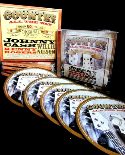 Country Music All The Way 5CD NEW Loretta Lynn, Dolly Parton 60 Songs, Original