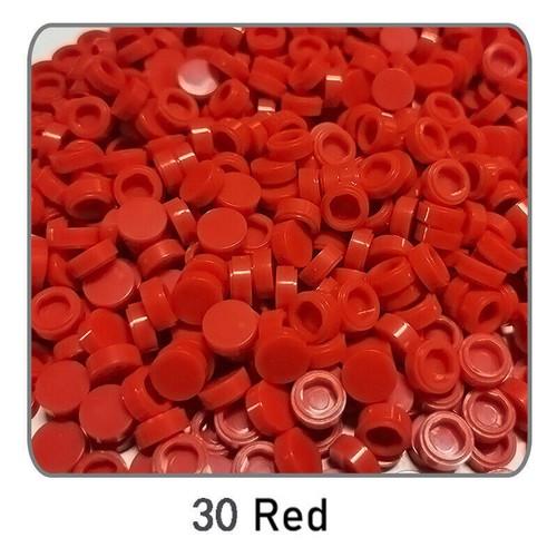 Nuevo 1000 Azulejos Redondos 1x1 Placa Puntos Mosaico Compatible con Lego Elige Tu Color - Imagen 12 de 71